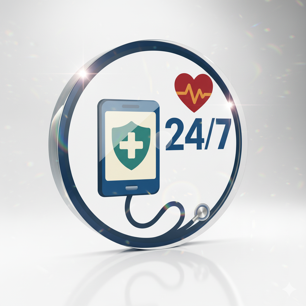 24/7 Medical Service Logo